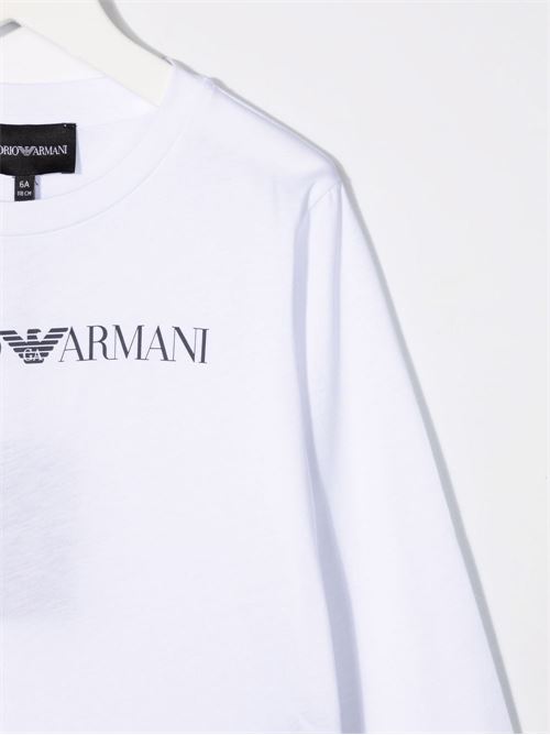 T-shirt bambino maniche lunghe EMPORIO ARMANI KIDS | 8N4TN61JPZZ0146